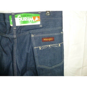Vintage NWT Deadstock Mens Wrangler Jeans 36 M Slim Fit Straight Leg USA Talon